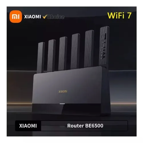 Roteador Wifi7 Xiaomi BE6500 Portas 2.5g Dual WAN/LAN - NOVO