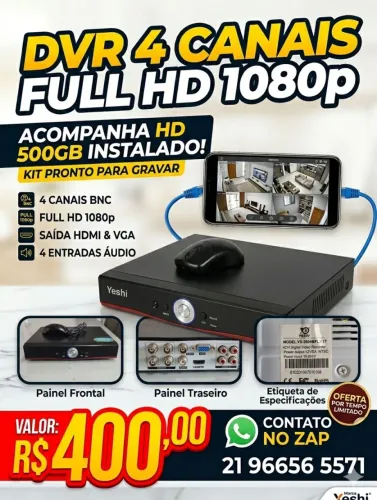 DVR 4 canais