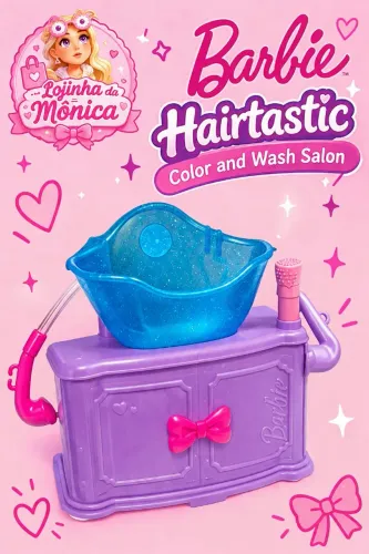 Barbie Hairtastic Color and Wash Salon (Lavatório de cabelo da Barbie)
