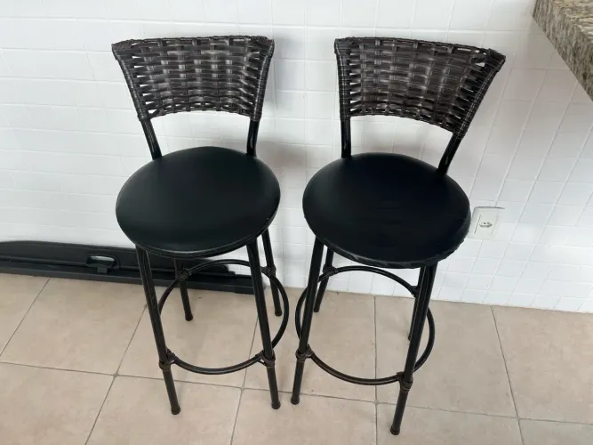 Par de Banquetas Altas para Cozinha / Área Gourmet
