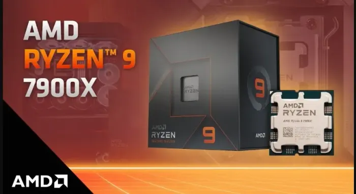 Processador Amd Ryzen 9 7900x Am5 12 Núcleos 5,7 Ghz (Usado)