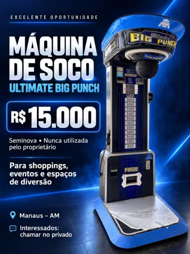 Máquina de Soco Ultimate Big Punch - Oportunidade! R$ 15.000
