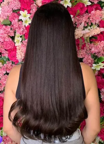 Mega hair humano 55cm 180g