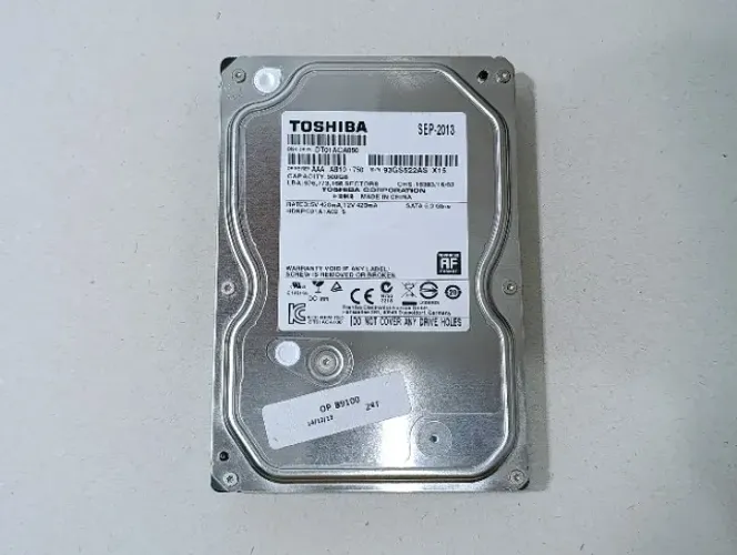 HD 500Gb Toshiba PC Sata 6Gb/s 3,5 Interno Sata III 7200RPM Dt01ACA050