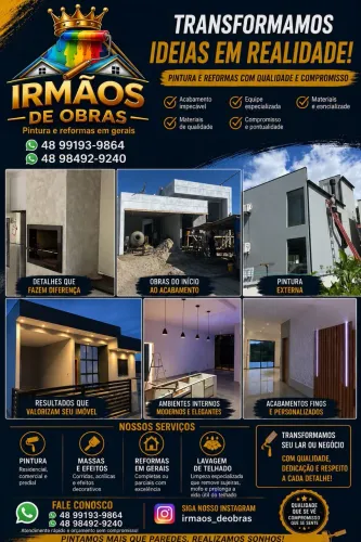 Pinturas e reformas em gerais