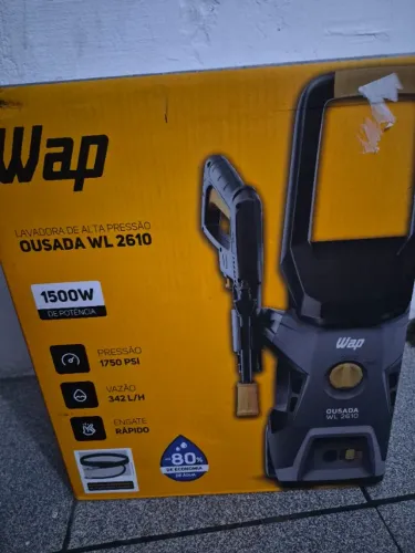 Wap lavadora de alta pressão Ousada WL2610 1500 W de potência, nova, na caixa