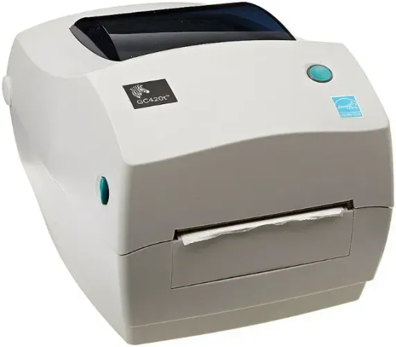 Impressora térmica de etiqueta marca ZEBRA GC420t 