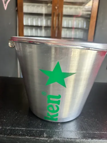 Balde de Alumínio Heineken 
