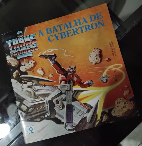 Livro Transformers - A Batalha de Cybertron - Editora Cedibra - Original Anos 80