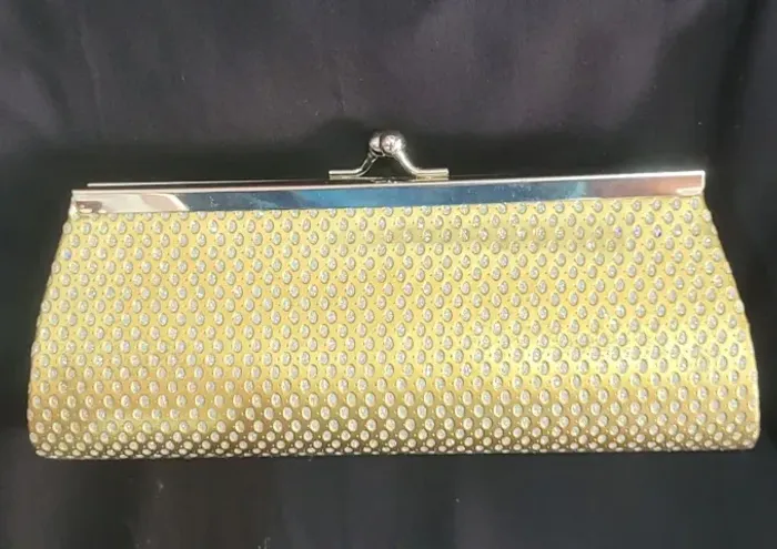 Bolsinha clutch de festa, de mão, pequena (Nova)