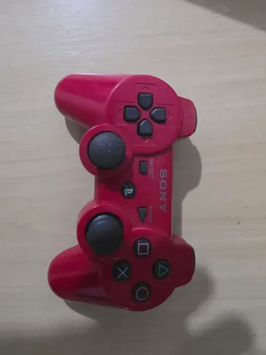 Controle Vermelho Original Playstation 3