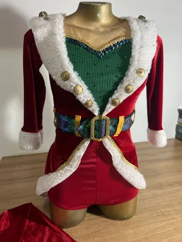 Fantasia de mamãe noel 
