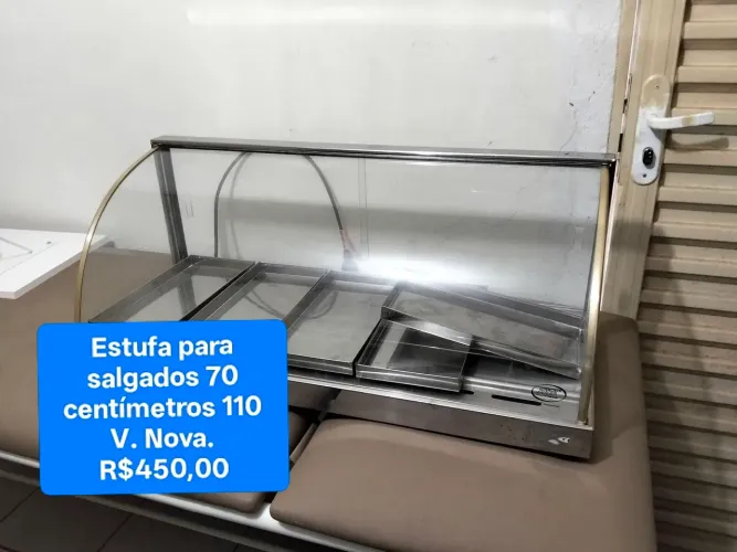 Estufa para salgados.