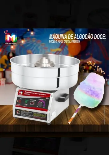 Máquina de algodão doce profissional pra sair hj!!