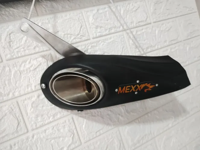 Ponteira esportiva universal para motos de inox