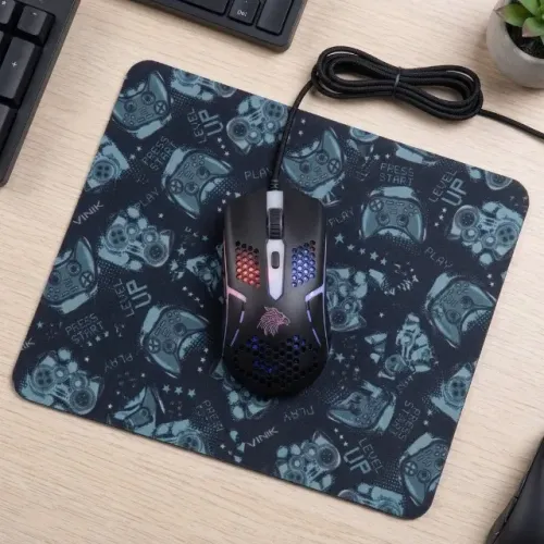 Combo Mouse Gamer + Mousepad Level Up *ENTREGA GRÁTIS*