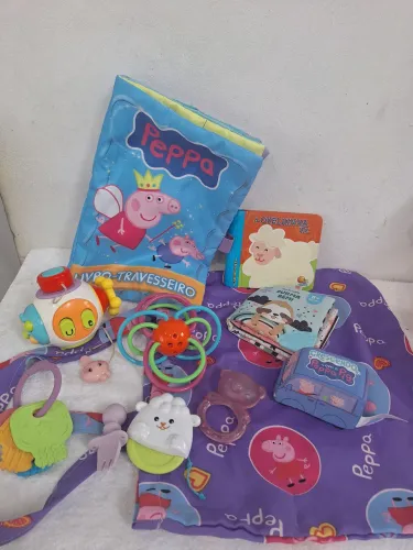 Combo grande brinquedos de bebê para menina educativo didático