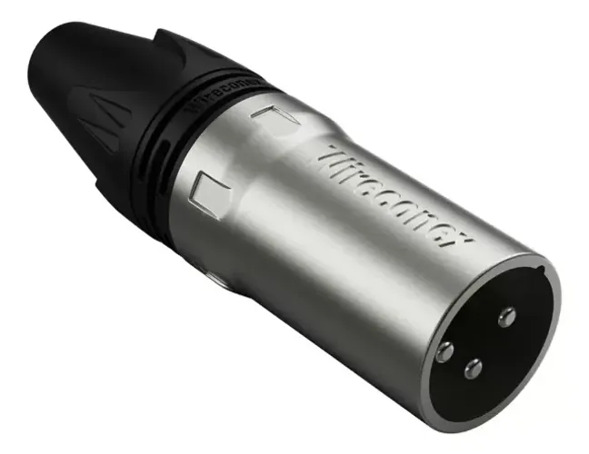 Plug Wireconex Macho Linha Wc 1013 Ml Bk Ni Xlr