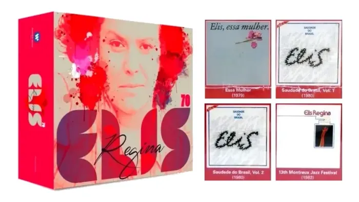 Box 4 Cds ELIS REGINA - ANOS 70 2015 Br Original - L A C R A D O