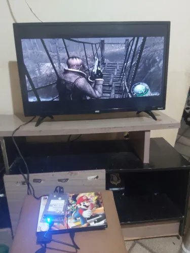 Playstation 2 com 85 jogos no HD