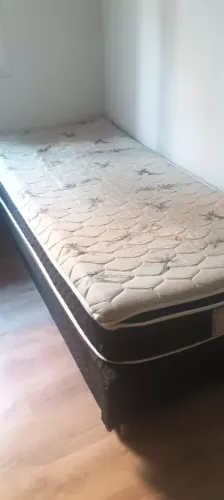 Cama Box Bicama Solteiro King com Colchão