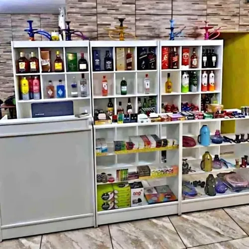  Móveis para loja adega tabacaria balcão vitrine colmeia prateleira expositor