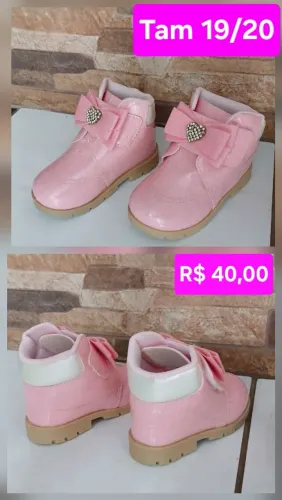 Bota (botinha) infantil feminina - VÁRIAS OPÇÕES