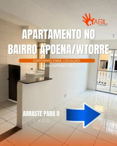 APARTAMENTO COM 2 QUARTOS DISPONÍVEL PARA LOCAÇÃO NO BAIRRO WTORRE/APOENA.
