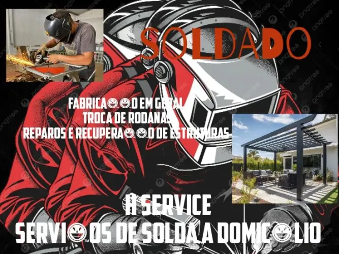Serralheiro e solda