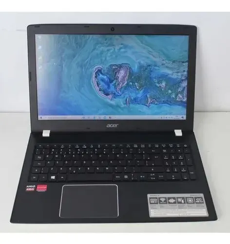 Notebook. Acer E 5 AMD 10 com placa de vídeo 4gb 1 terá de HD
