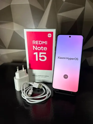 Redmi Note 15 128gb 6+4gb Ram Tela 120hz Amoled