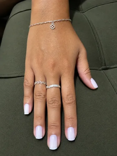 Pulseira Feminina de Prata 925 Legítima