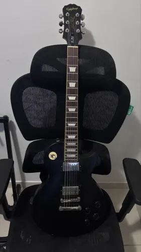 Guitarra Epiphone Les Paul Standard Preta Fosca