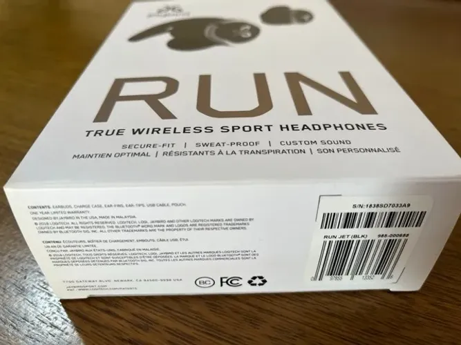 Fone Bluetooth Jaybird Run True Wireless - Completíssimo na Caixa!