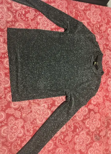 Blusa Forever 21 Original com Lurex Preta - Tam. M