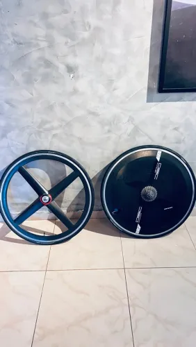 Rodas em carbono para bike TT oi speed