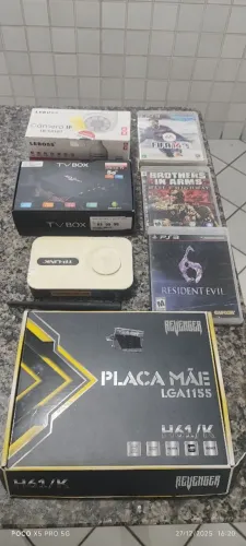 Lote de eletrônicos