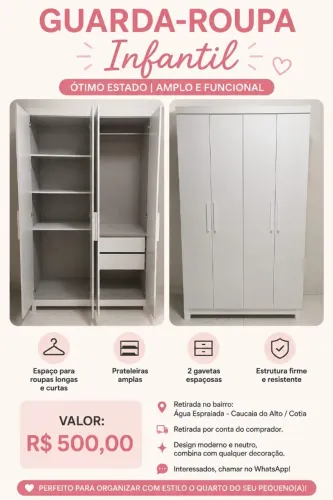 Guarda-roupa ifantil