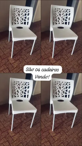 Vendo 04 cadeiras 