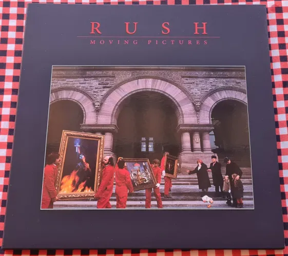 LP Rush Moving Pictures capa dupla 200g Deluxe Unico no Brasil