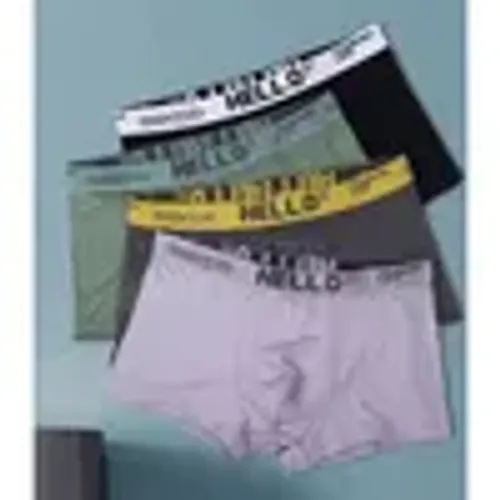 Kit Com 20 Cueca Boxer Masculina Respirável Secagem Rápida Confortável Elástica Moda Verão