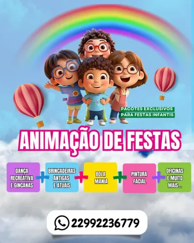 Recreação de festas