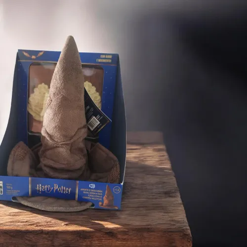 Chapéu seletor Harry Potter cacau show Páscoa 2026