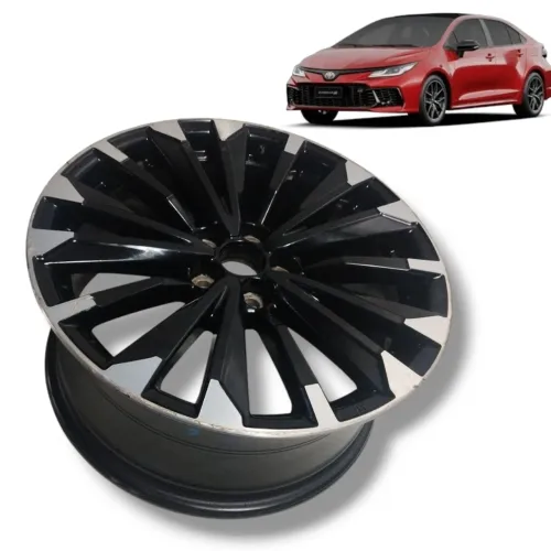 Roda Liga Leve Aro 17x7 Toyota Corolla Grs 2024 Detalhes 