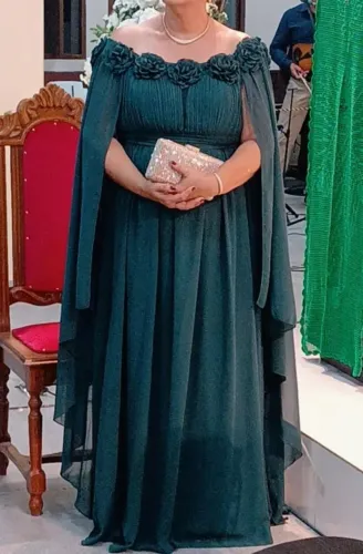 Vestido longo de festa