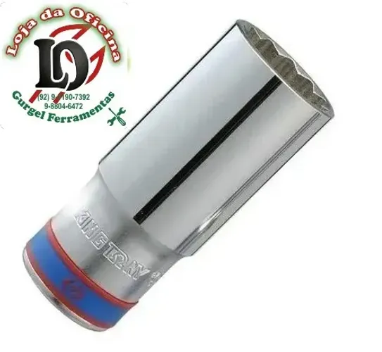 Soquete Sextavado Longo 26mm - 1/2" - King Tony-KT423526M