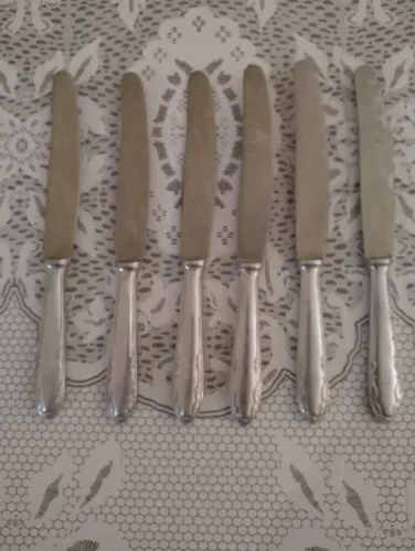 Facas Antigas Pesadas Vintage - Conjunto com 6 Peças