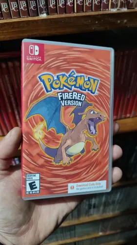 Pokémon FireRed Nintendo Switch Capa Decorativa 