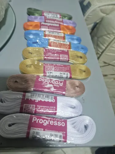 Fita de cetim várias cores