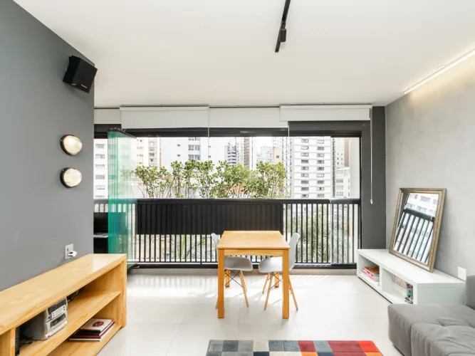 Apartamento para venda e locação em Vila Buarque com 1 quarto, 33m²